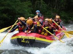 Rafting em Canela<br>Foto: Agencia JM Rafting