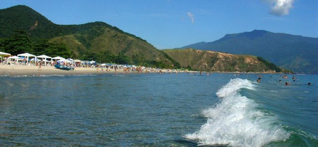 Teleférico, praias e Ilha Porchat em São Vicente.